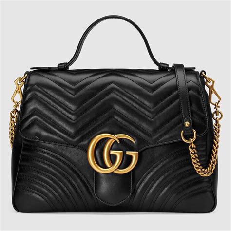 gucci black bag|Gucci bag black price.